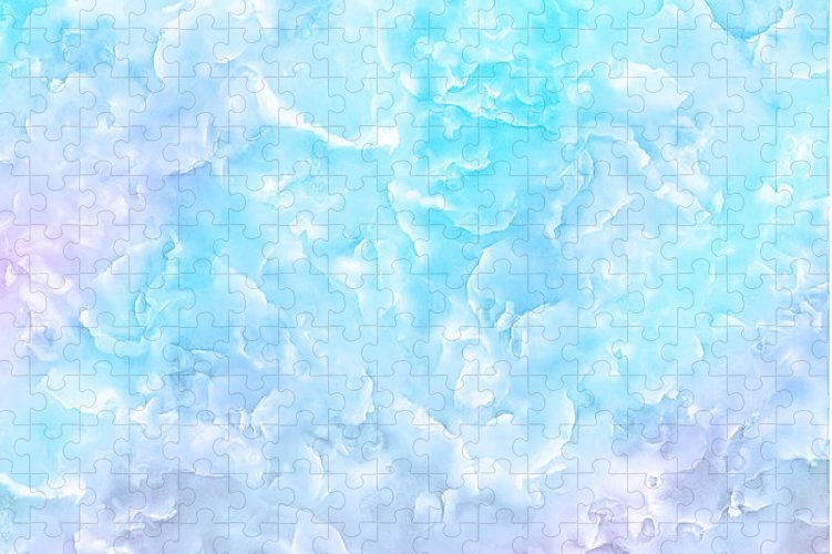 pastel blue puzzle